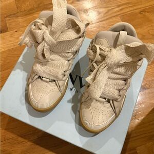 Lanvin curb sneakers